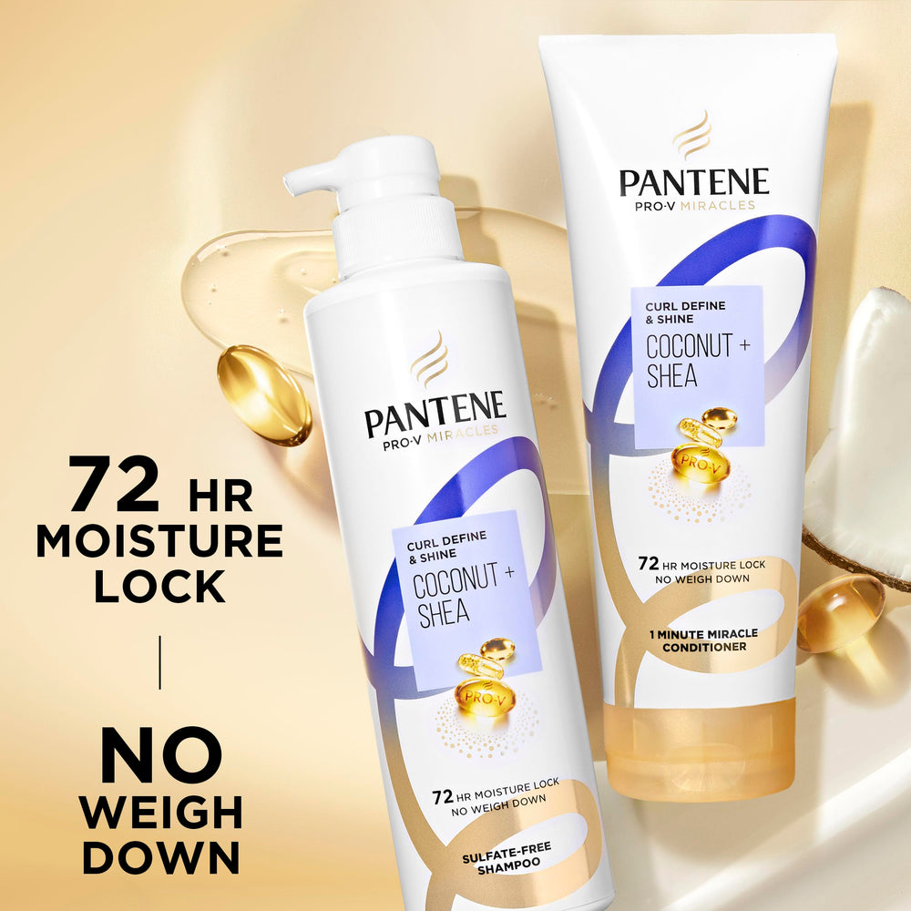 Pantene Miracles Curl Define y Shine: uso en la ducha para rizos definidos.