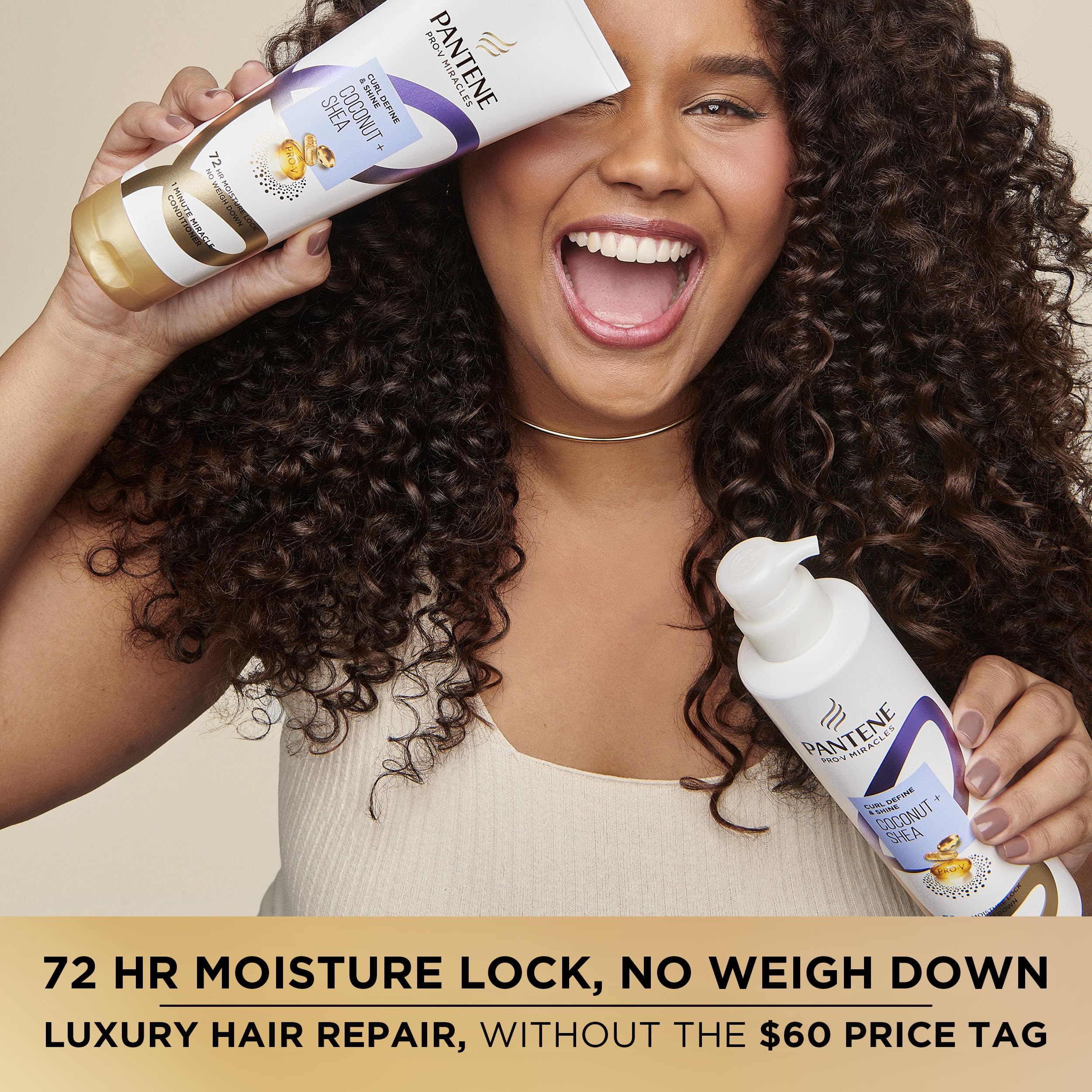 Pantene Miracles Curl Define y Shine: rizos definidos y brillantes.