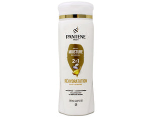 Pantene Pro-V Renovación Diaria de Hidratación 2 en 1, botella visible, hidratación duradera.