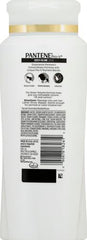 Pantene Pro-V Sheer Volume 2 en 1, etiqueta visible, contiene Pro-V y antioxidantes