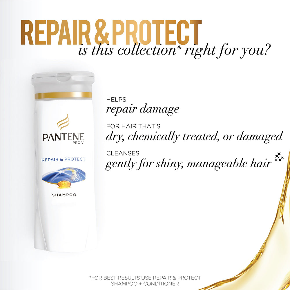 Rutina diaria de cuidado con Pantene Pro-V para cabello nutrido.