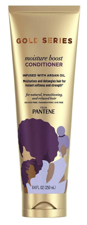 Pantene Serie Dorada Acondicionador Hidratante, frasco frontal, hidrata y desenreda