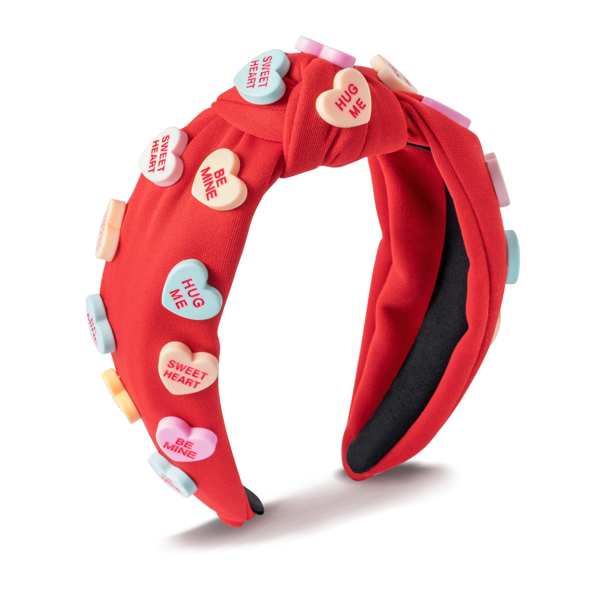 Diadema Pantide con corazones de caramelo para un look romántico y seguro