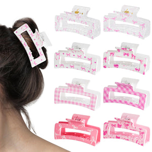PANTIDE horquillas con lazo rosa coqueta para uso diario
