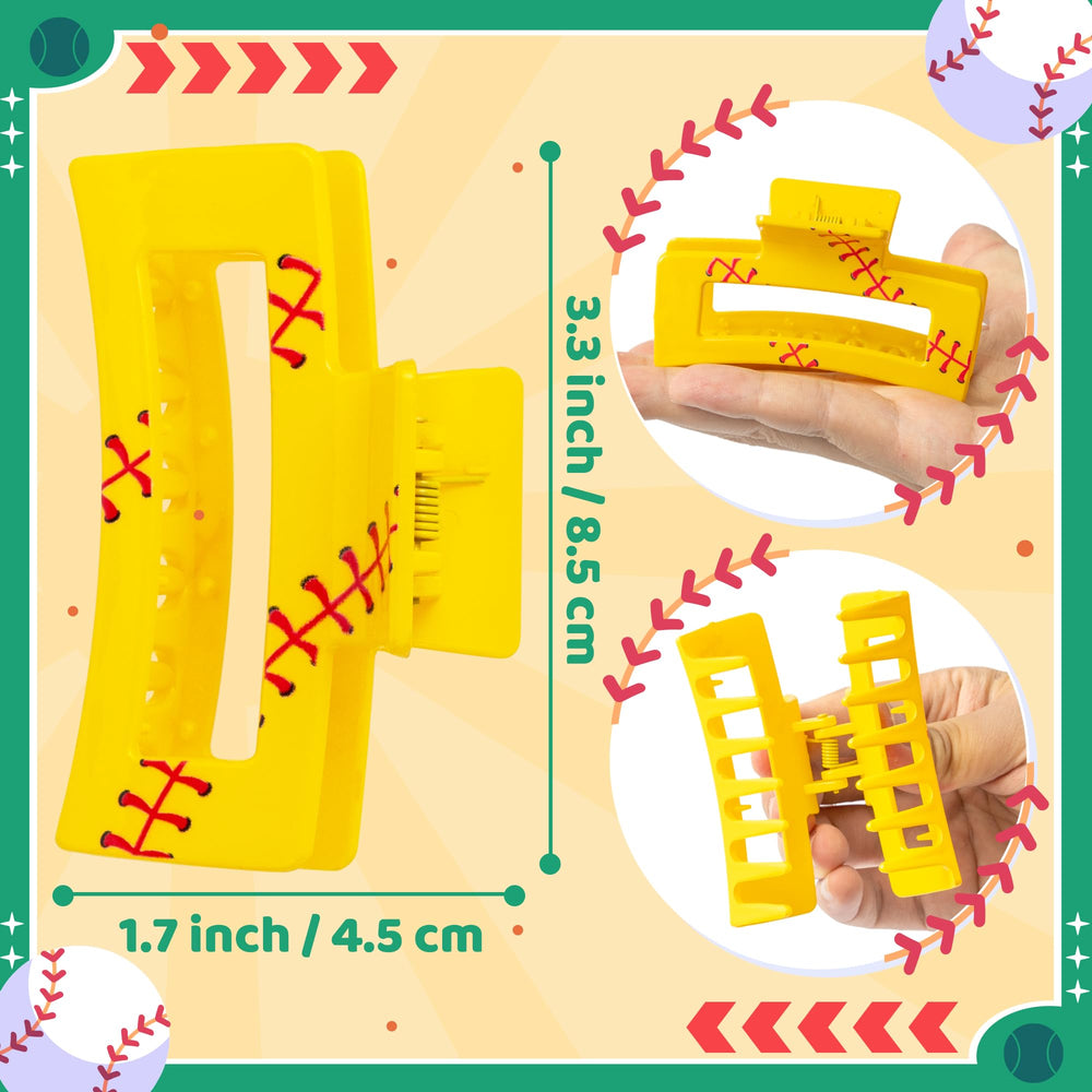 Pantide pinzas de pelo softbol, colores variados, ideales para uso diario.