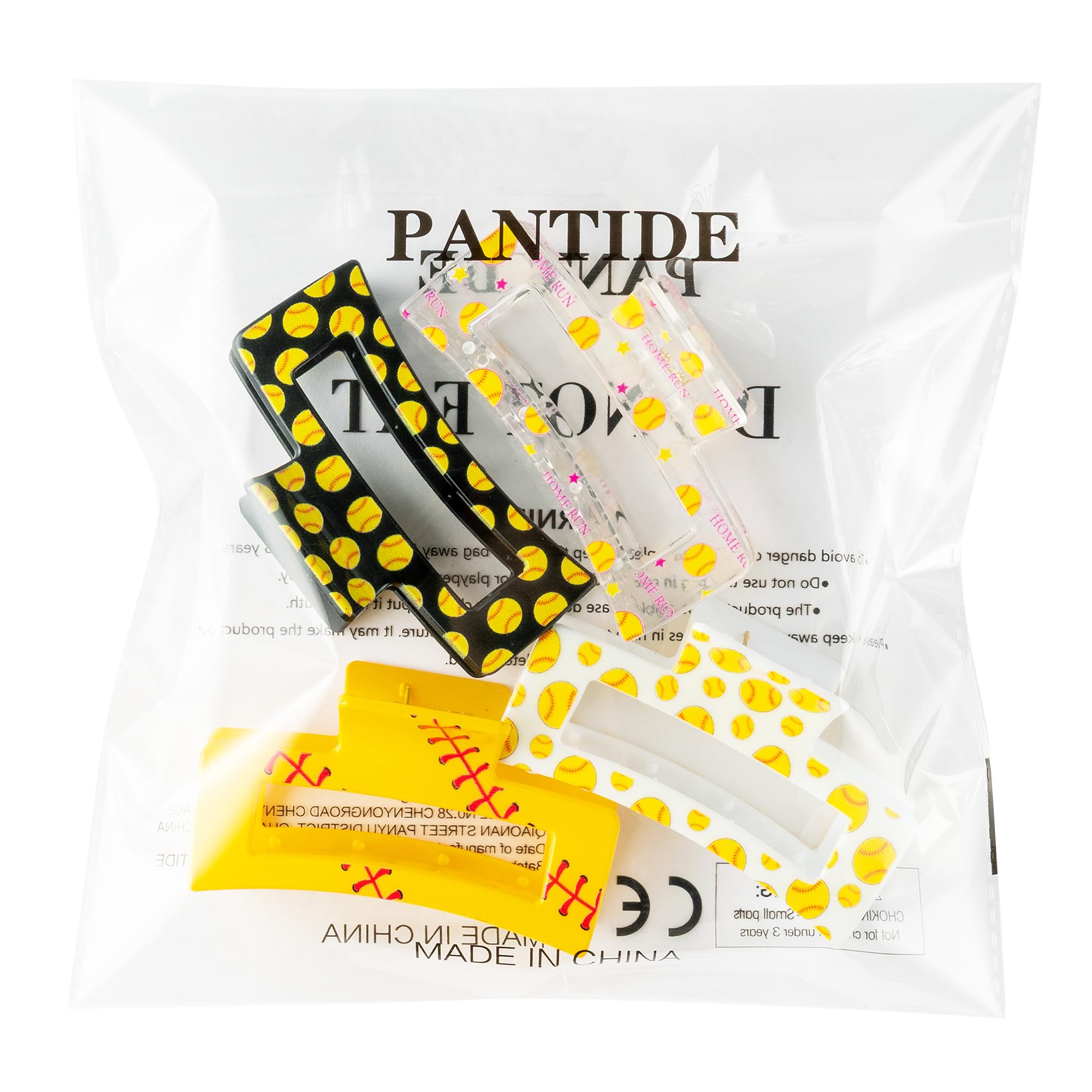 Pantide pinzas de pelo softbol, regalo ideal para entusiastas del deporte.