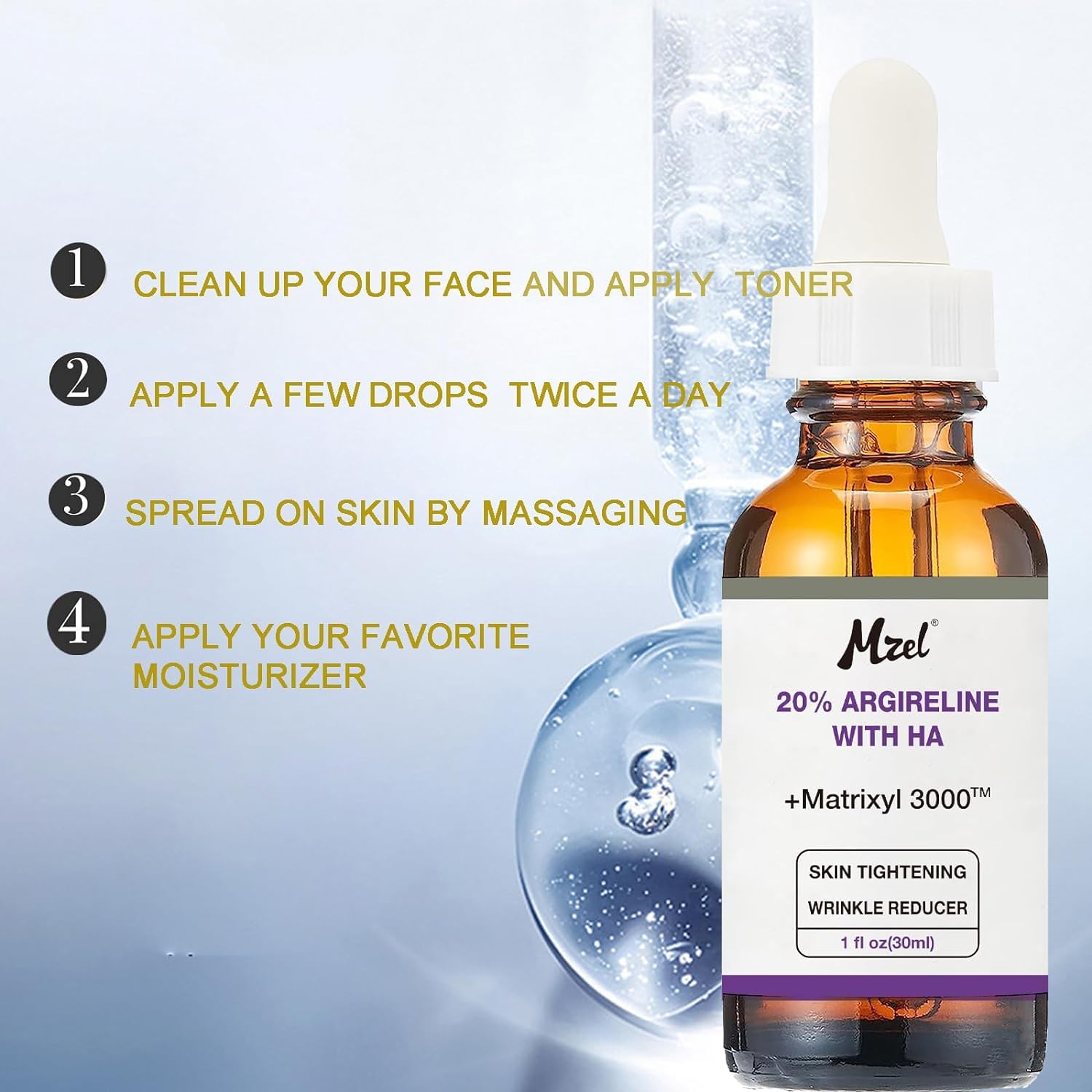 PAPABA Serum ingredientes hialuronico y vitamina C, hidratación profunda y luminosidad