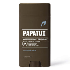 PAPATUI barra desodorante triple action coco, protección duradera para el día
