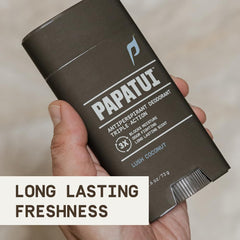 PAPATUI vida activa, barra desodorante para entrenamiento y trabajo