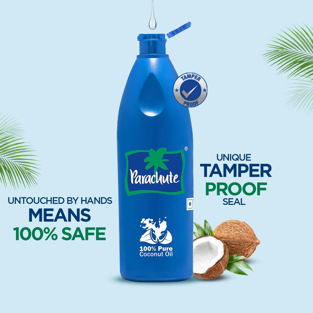 Parachute Aceite de Coco pruebas de calidad 27 garantizan pureza y consistencia.