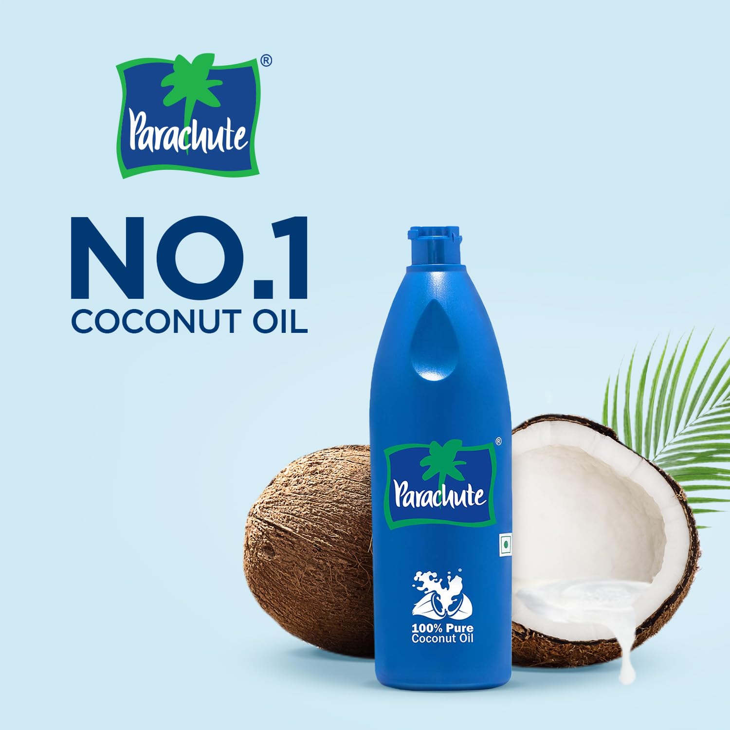 Parachute aceite de coco puro, piel suave gracias a hidratación ligera