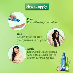 Parachute Advansed Aloe Vera: aplicación diaria para una nutrición constante del cabello