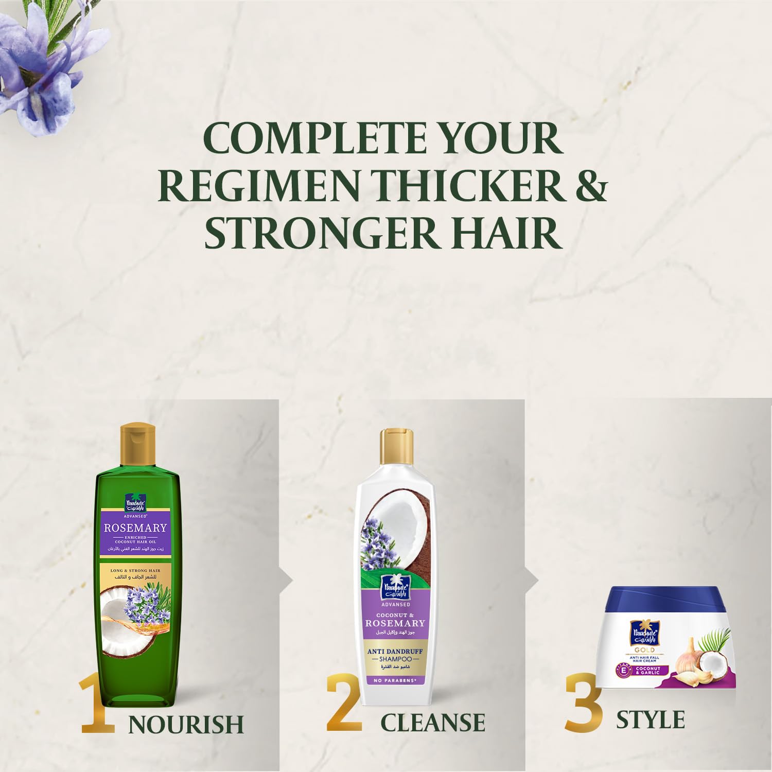 Parachute Advansed: cabello más suave al peinar tras usar el aceite.