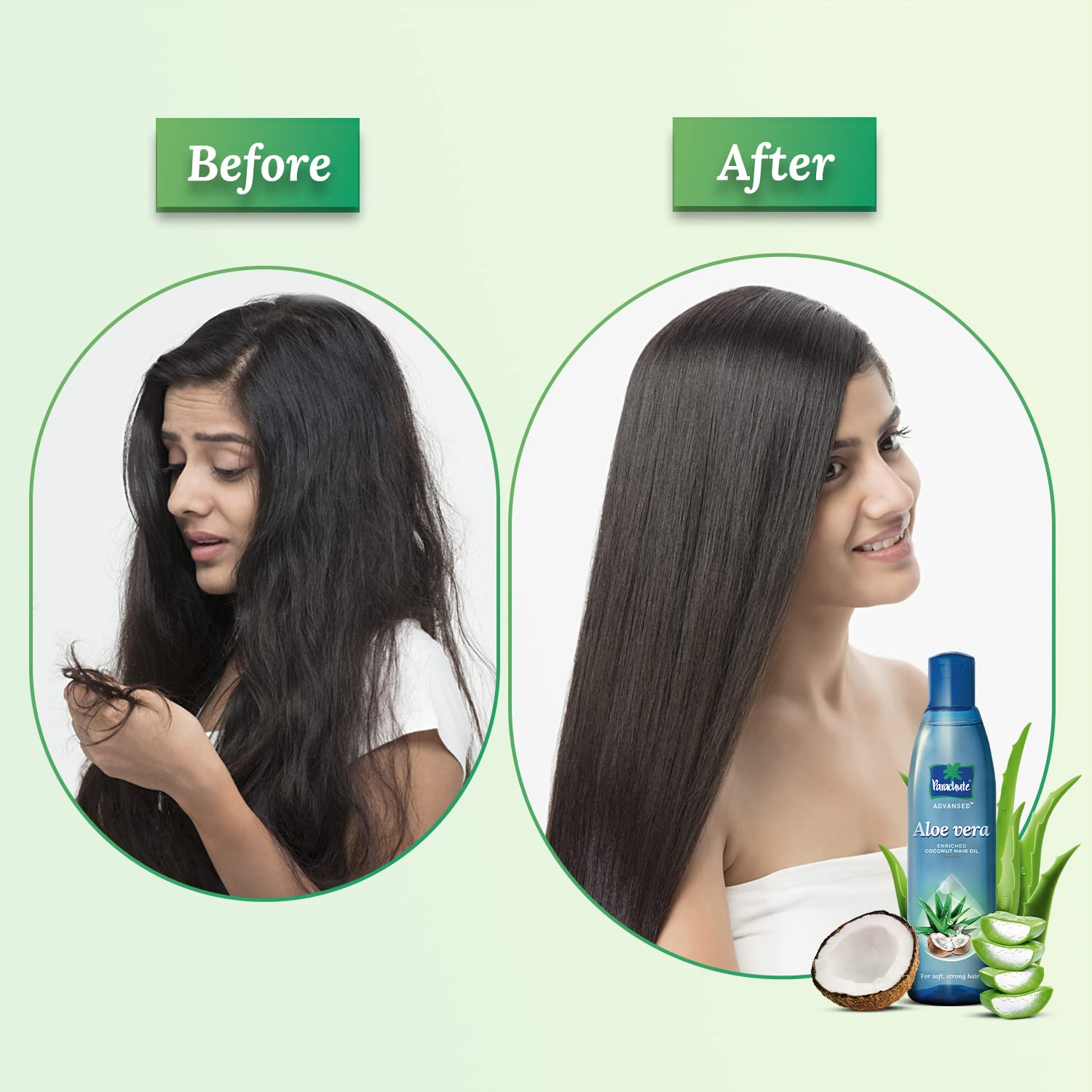 Parachute Advansed Aloe Vera: adecuado para todo tipo de cabello para mayor versatilidad