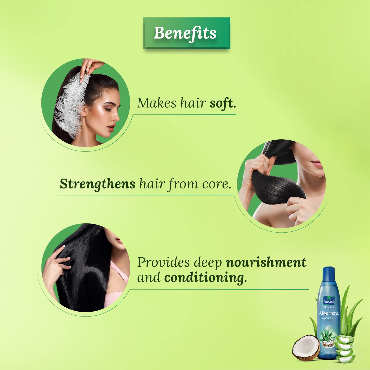 Parachute Advansed Aloe Vera: nutrición profunda con coco para cabello más resistente