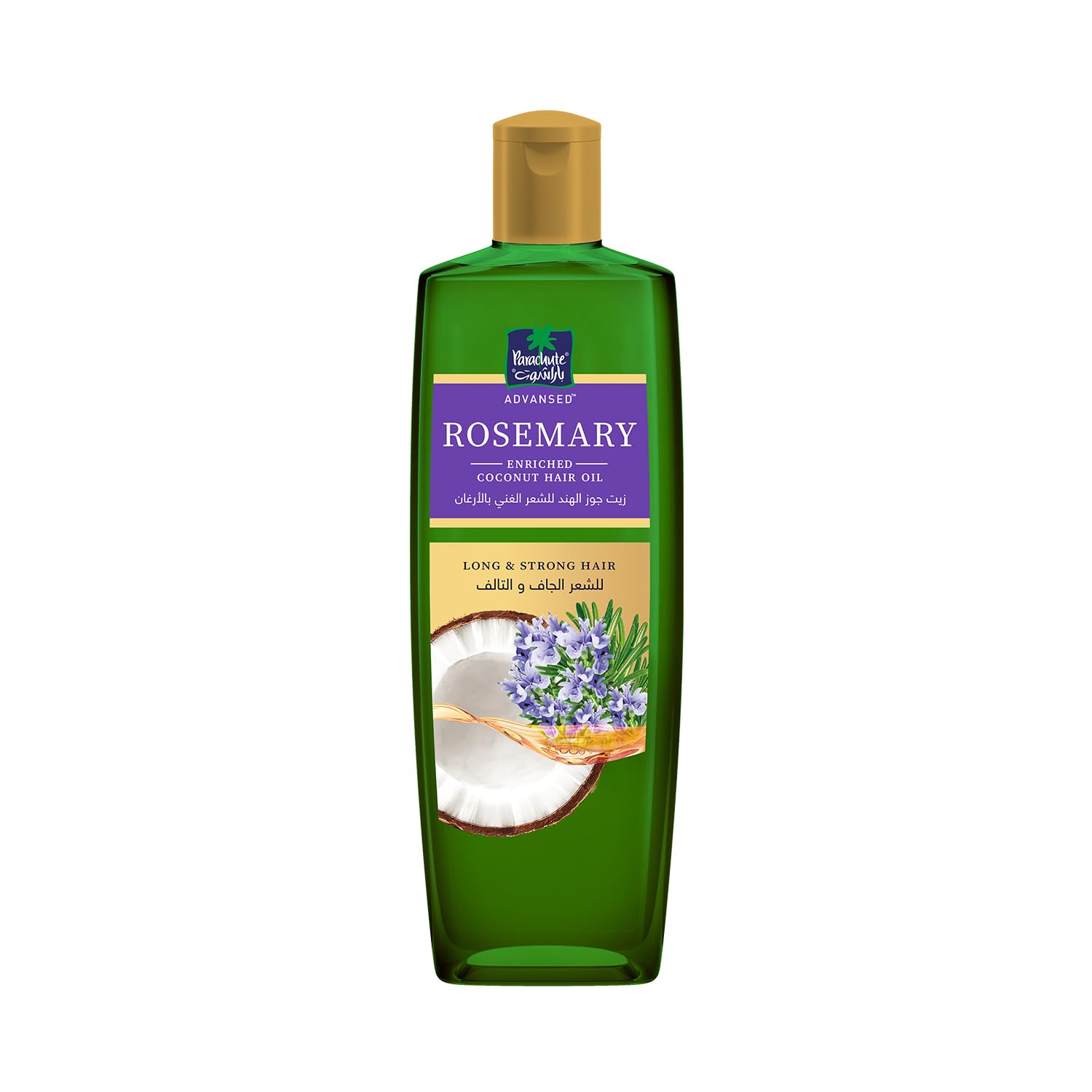 Parachute Advansed: textura de aceite ligero para brillo y vitalidad capilar.