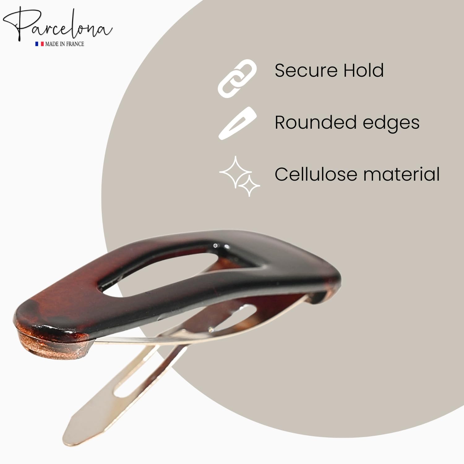 Parcelona clip frances mini hecho en Francia garantiza calidad.