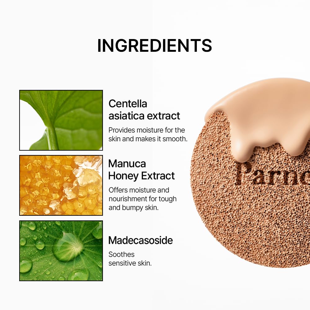 Parnell Cicamanu Serum Cushion, producto sellado para mayor seguridad.