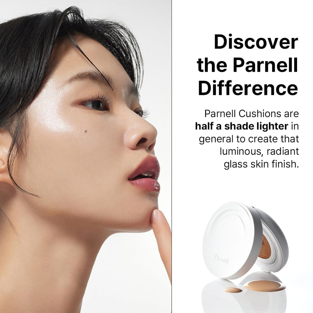 Parnell Cicamanu Serum Cushion, aplicación suave para capa ligera.