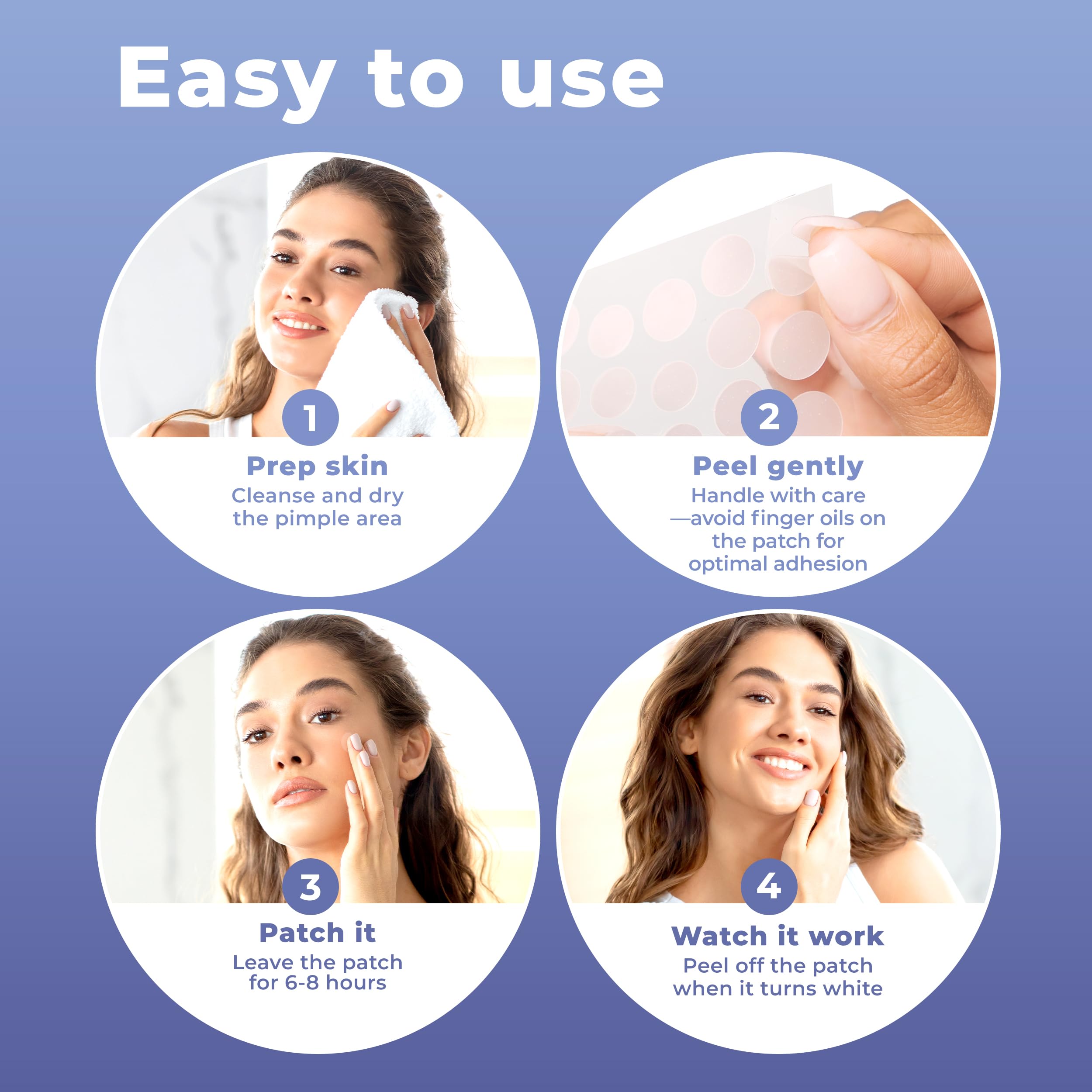 Parche PatchRx con ácido salicílico para apoyo de imperfecciones.