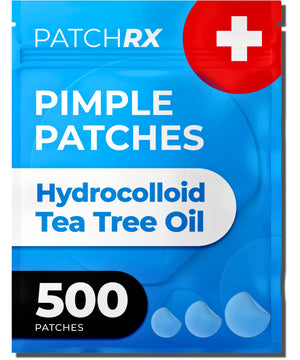 PatchRx parches para granos en la piel, cubren y protegen.