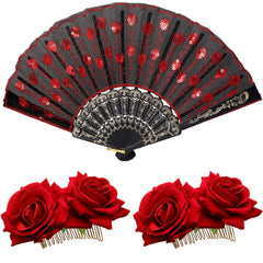 Patelai pinza rosa para cabello con detalle floral, elegante