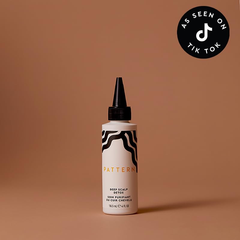 PATTERN Beauty Deep Scalp Detox, caja de presentación, empaque premium para cuidado capilar