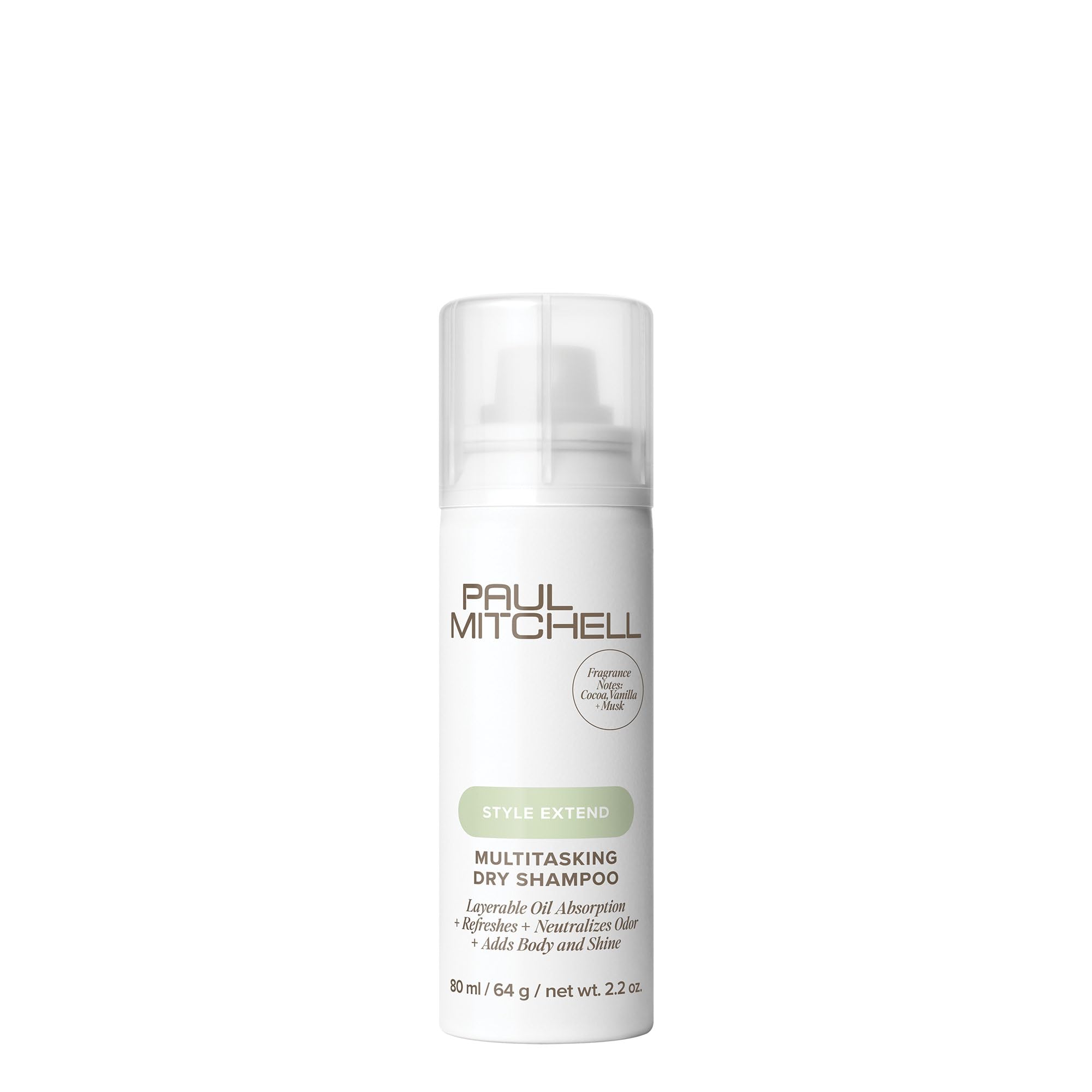 Paul Mitchell Champú Seco Multitarea: aplicación en raíz para neutralizar grasa y aumentar volumen.