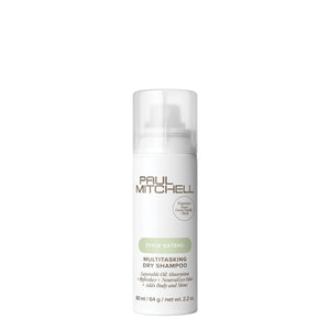 Paul Mitchell Champú Seco Multitarea: aplicación en raíz para neutralizar grasa y aumentar volumen.