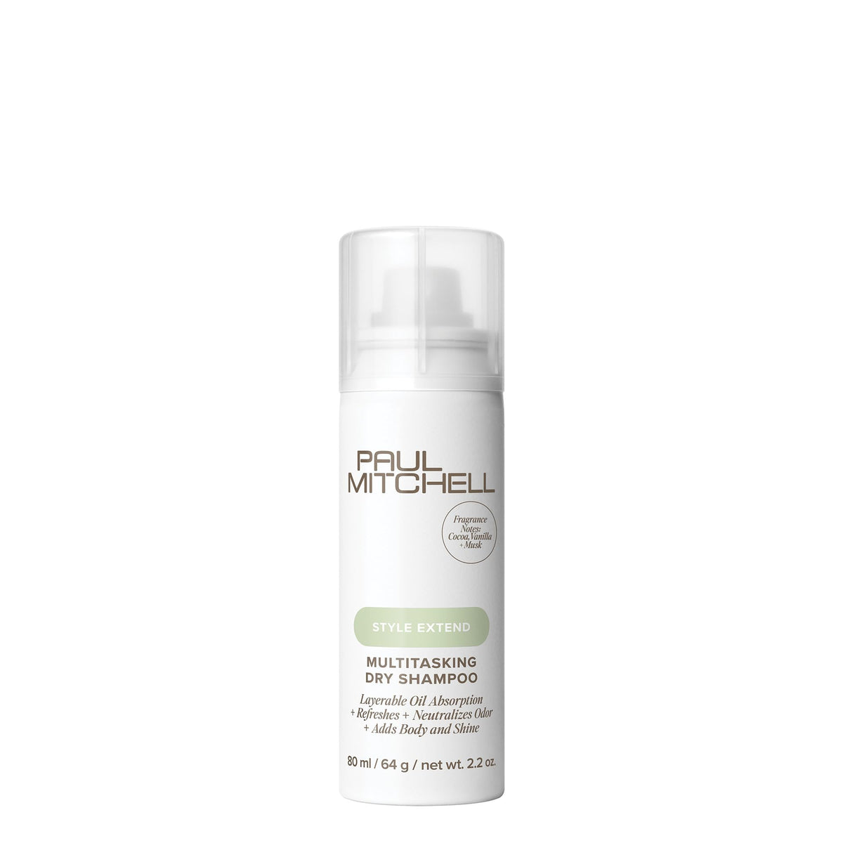 Paul Mitchell Champú Seco Multitarea: aplicación en raíz para neutralizar grasa y aumentar volumen.