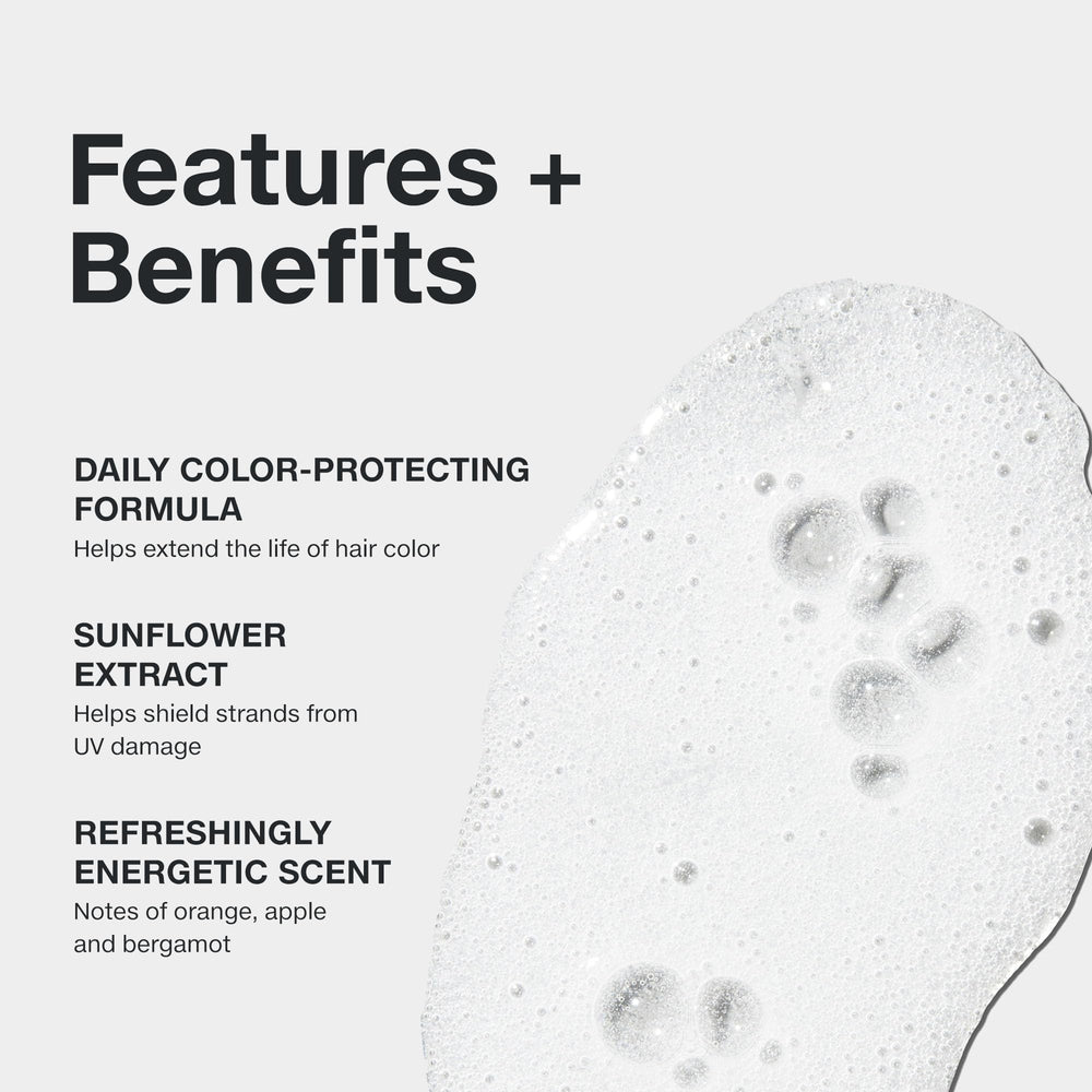 Paul Mitchell Color Protect Shampoo, protección UV, ayuda a evitar la decoloración por el sol.