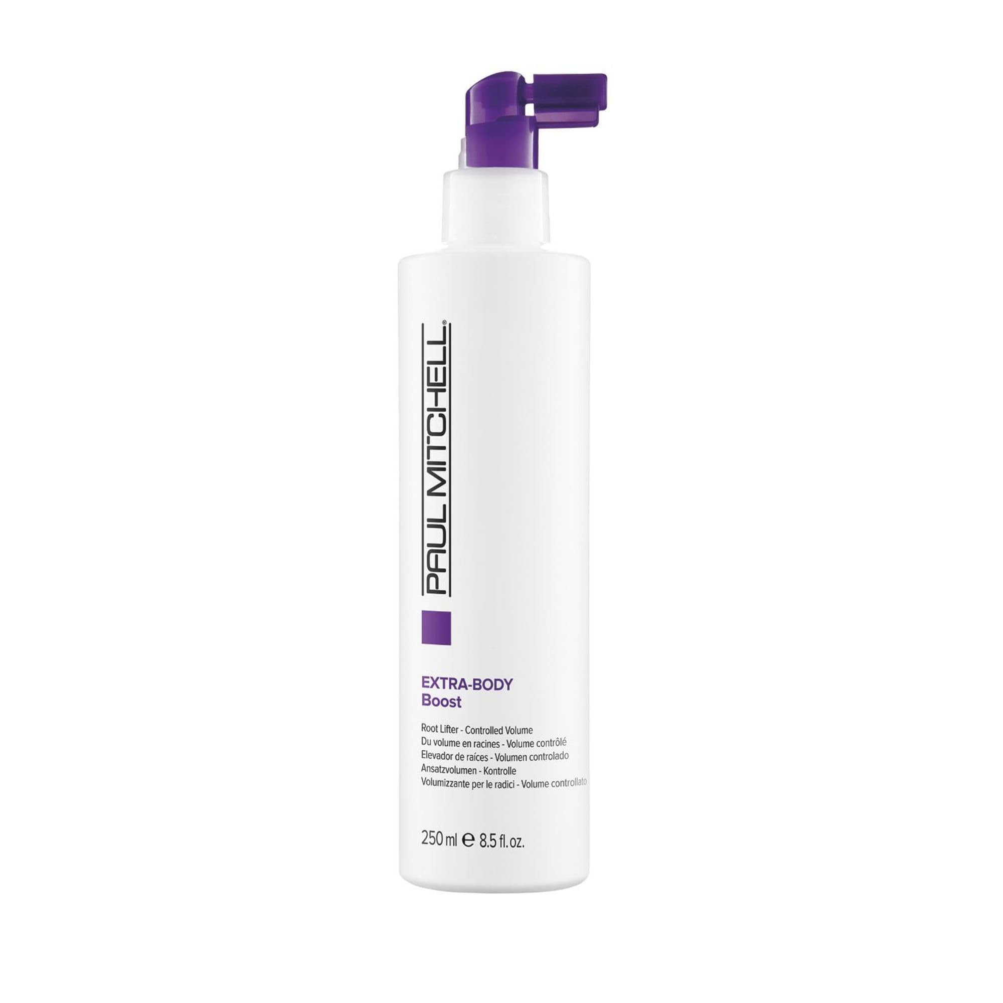 Aplicación precisa en las raíces para mayor volumen con Paul Mitchell Extra-Body Root Lifter.