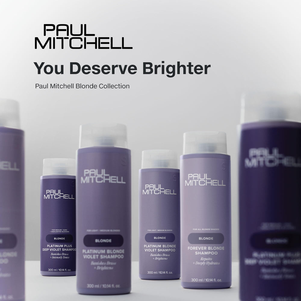 Paul Mitchell Platinum Plus Deep Violet Shampoo aroma pepino melón agradable