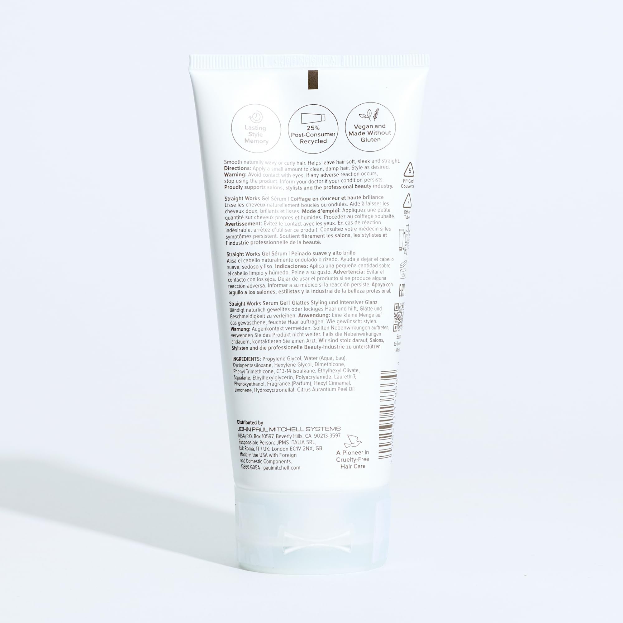 Brillo y manejabilidad mejorados con Paul Mitchell Straight Works