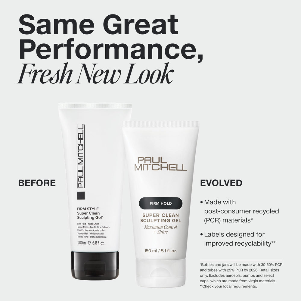Paul Mitchell Super Clean Sculpting Gel ofrece control máximo para estilos difíciles
