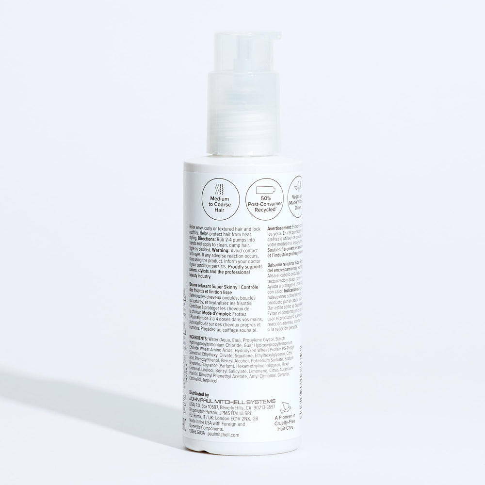 Paul Mitchell Super Skinny Relaxing Balm, frasco elegante: aroma fresco para el día a día.