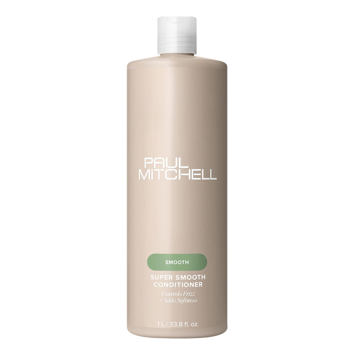 Paul Mitchell Super Smooth Condicionador, botella visible para suavidad al peinar