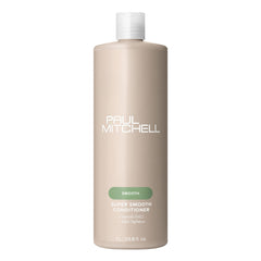 Paul Mitchell Super Smooth Condicionador, botella visible para suavidad al peinar