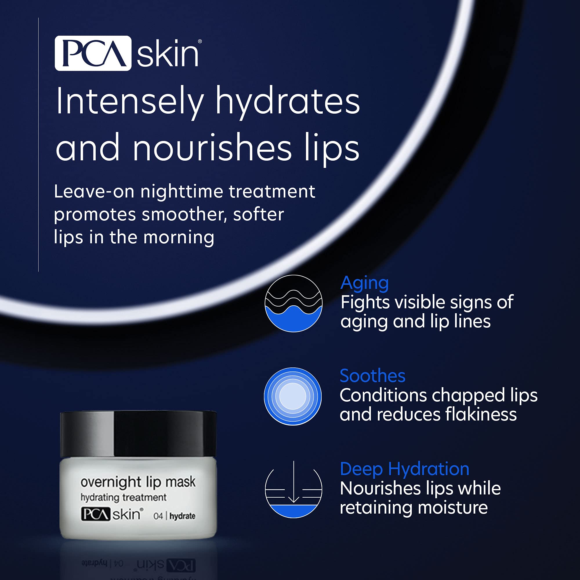 PCA SKIN Bálsamo labial, textura cremosa para nutrir labios secos