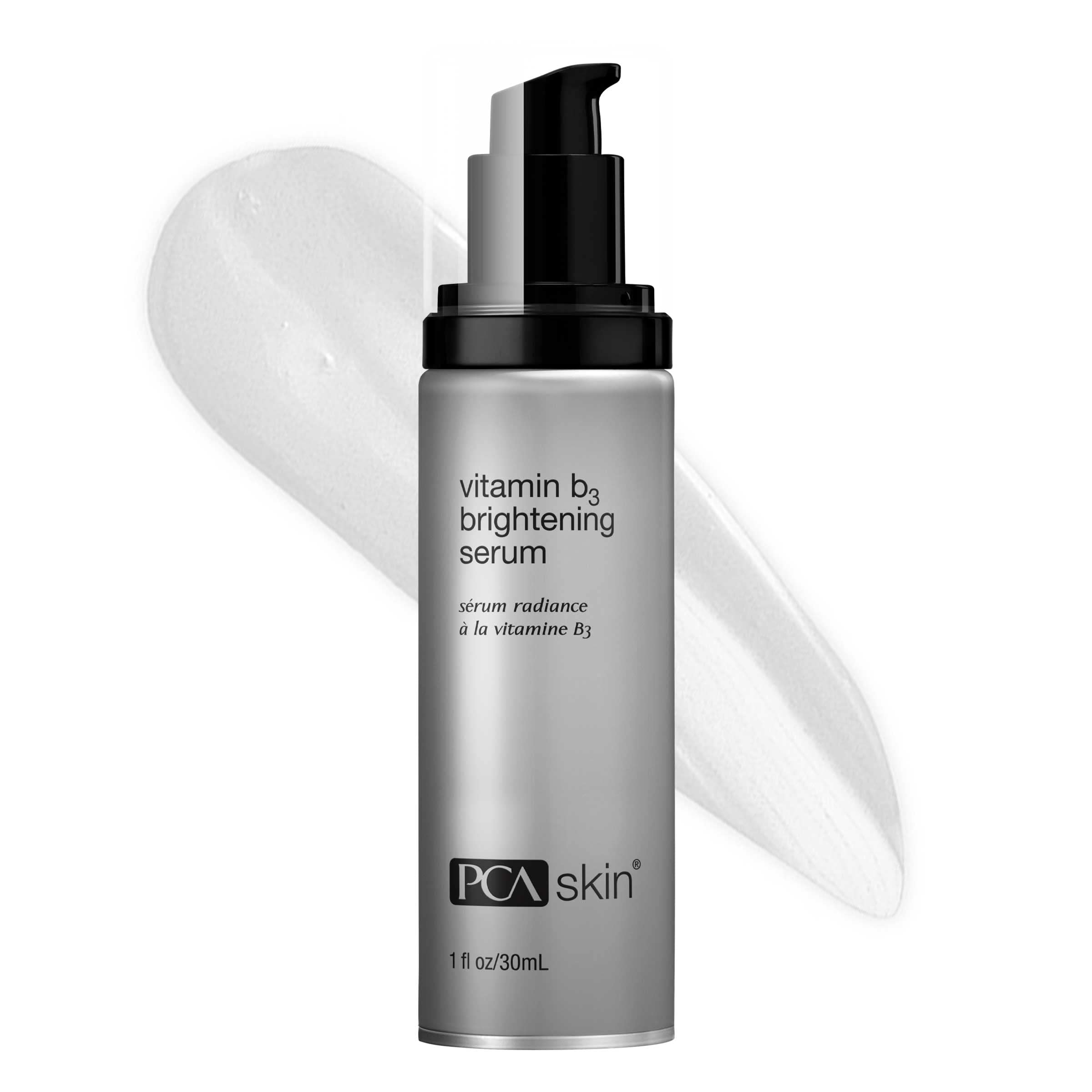 PCA SKIN suero Vitamina B3 en botella, ideal para iluminar la piel.