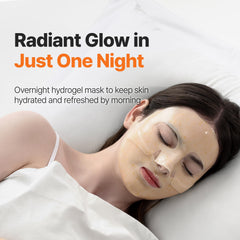 P.CALM Mascarilla nocturna de retinol y colágeno, textura gel refrescante para hidratación ligera.