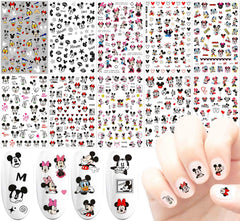 PDFADSK pegatinas de uñas 3D listas para usar, decoración rápida y duradera.