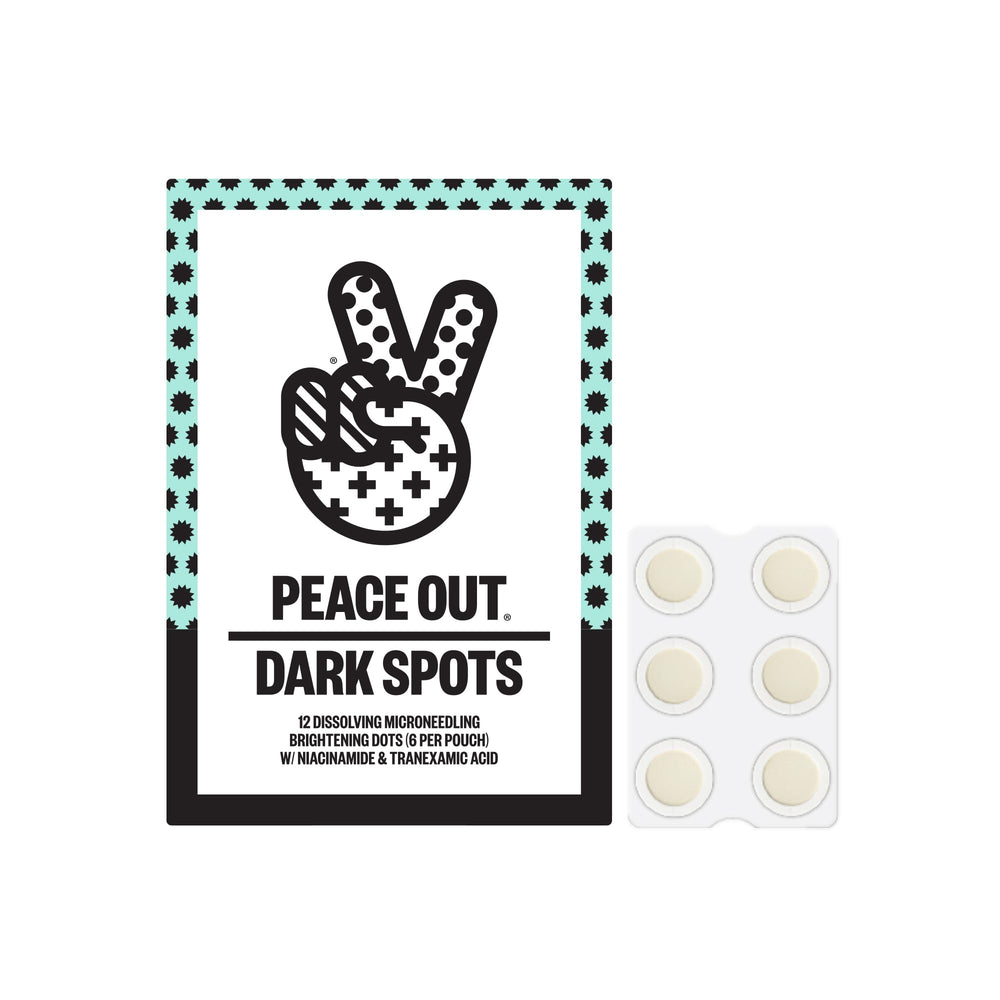 PEACE OUT microneedling disolubles para tratamiento localizado de manchas oscuras en la piel
