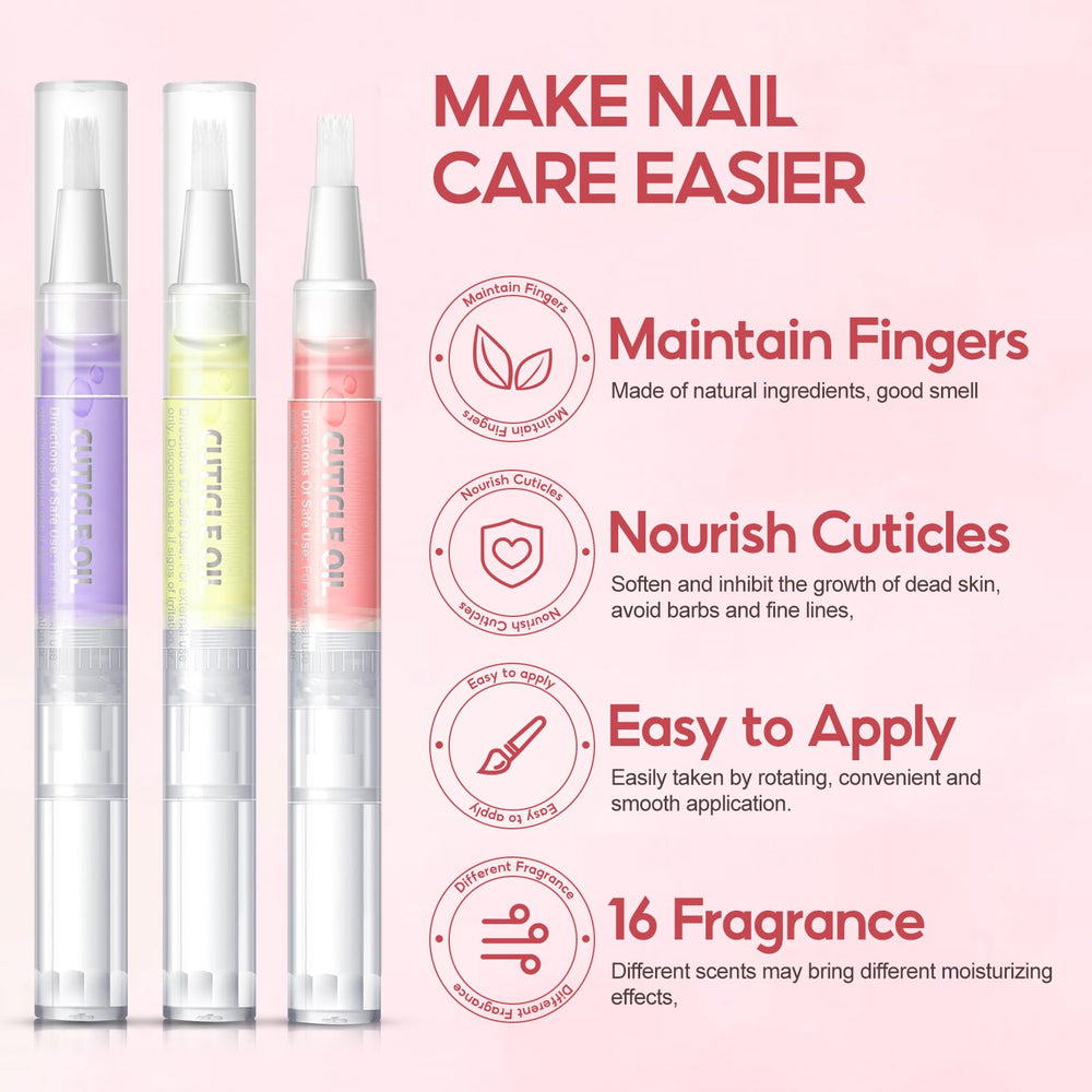 Peacecolor Aceite Cutícula con materiales mejorados, hidratación duradera para las uñas.