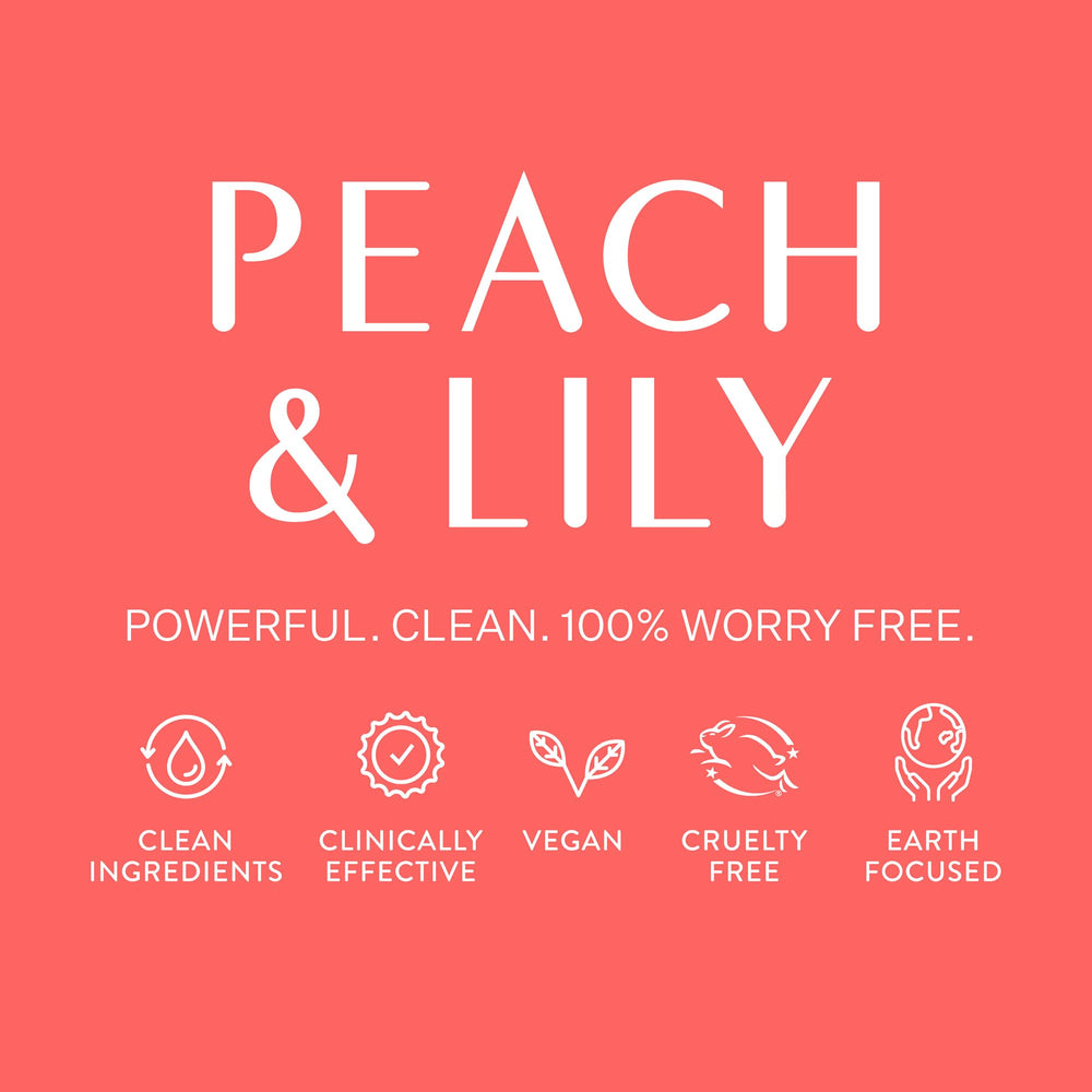 Peach & Lily KP Bump Boss aplicación en la ducha para piel más lisa.
