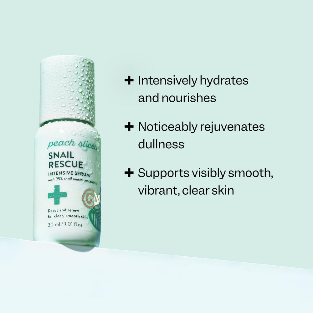 Textura ligera del serum Rescate Caracol que se absorbe rápidamente.