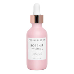 Pearlessence aceite rosa mosqueta frasco-vertido: hidratación rápida para piel suave.