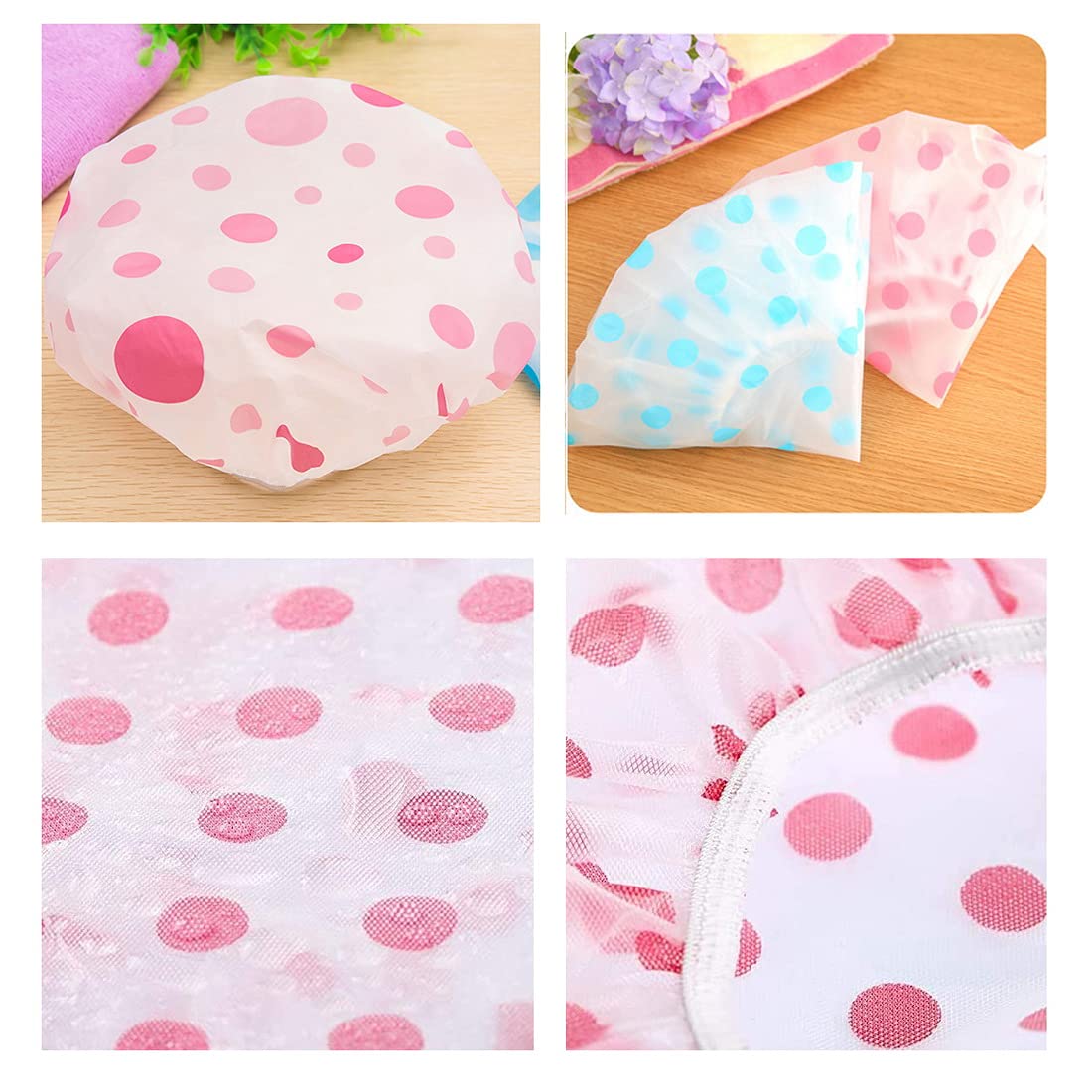 Gorra de ducha Pengxiaomei multifuncional para baño y maquillaje.
