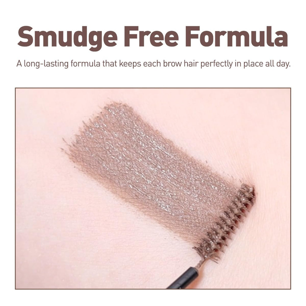 Peripera Speedy Skinny Brow Mascara, textura sedosa que evita grumos