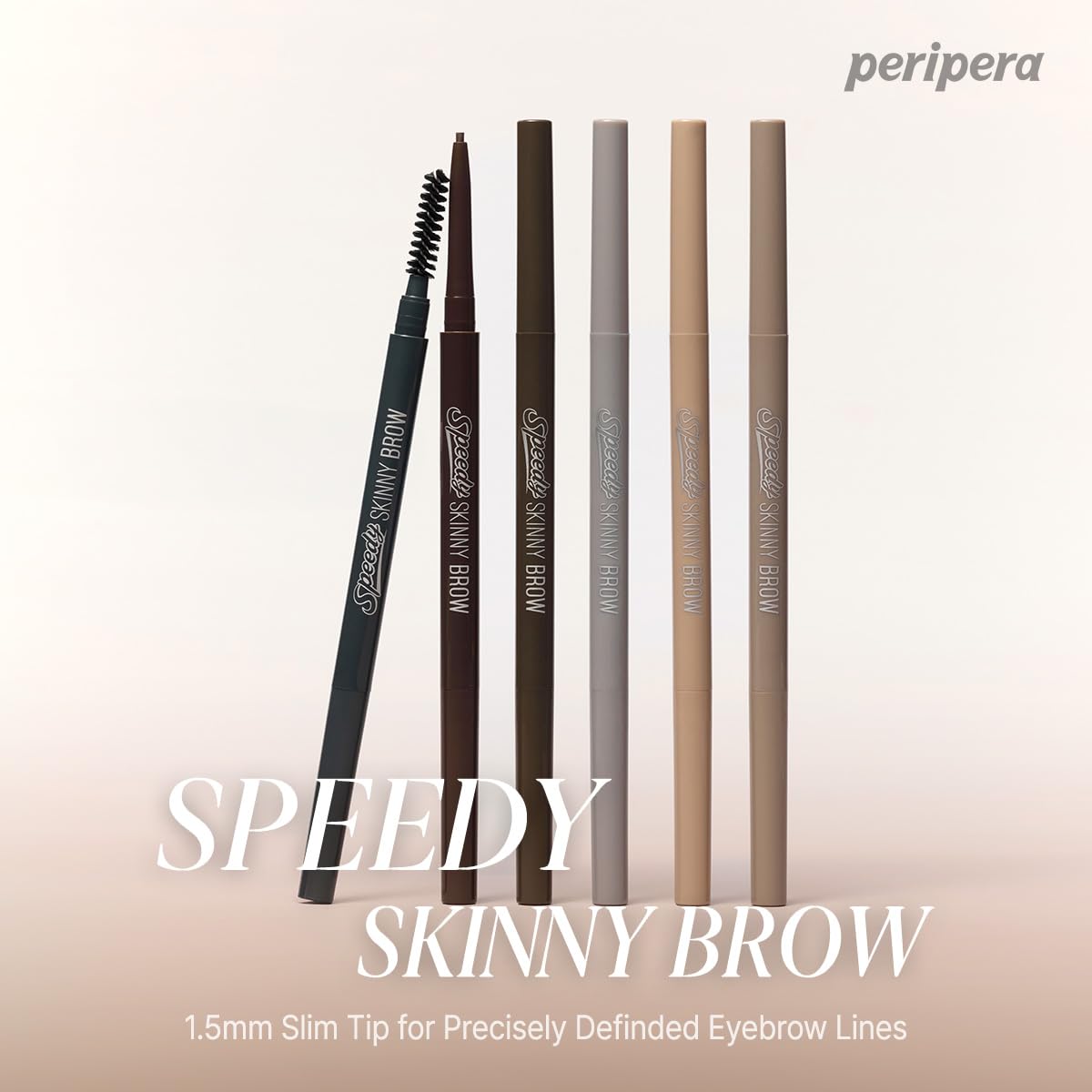 Peripera Speedy Skinny Brow textura dura para una aplicación suave y precisa